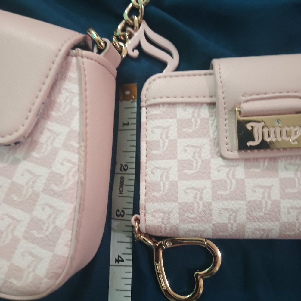 Juicy Couture Light Pink Logo Shoulder Bag - Picture 14 of 16